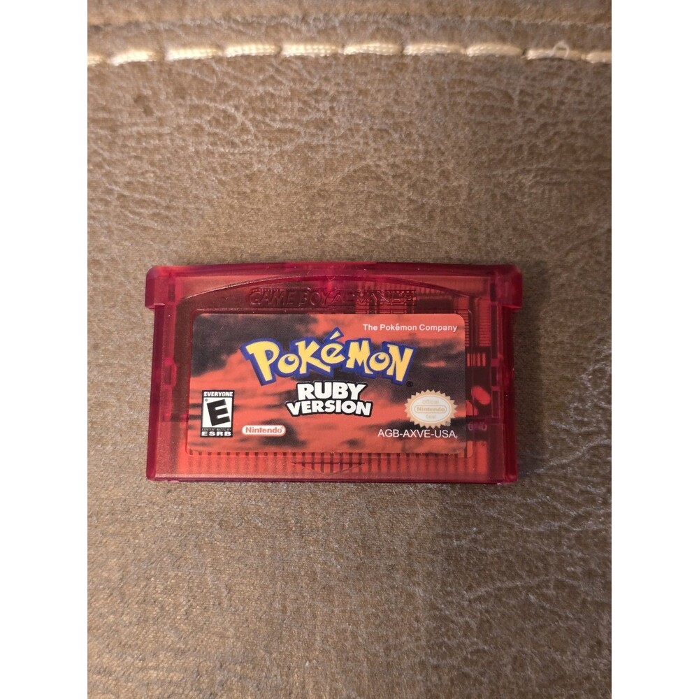Pokemon Ruby Version (Nintendo Game Boy Advance,) GBA Authentic + Red Version